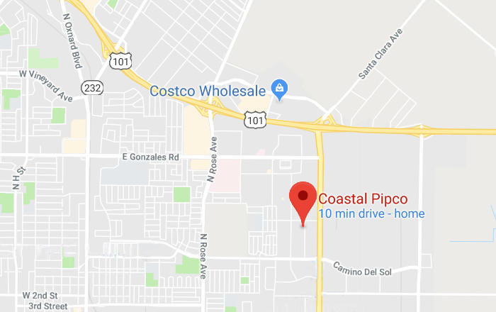 Coastal Pipco Location Map